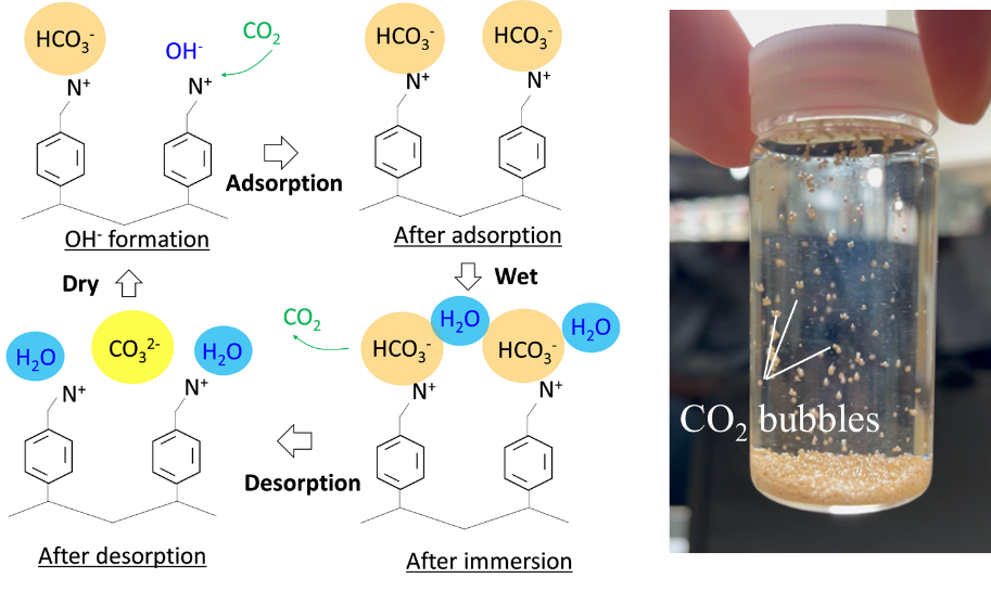 Outline of moisture swing adsorption.